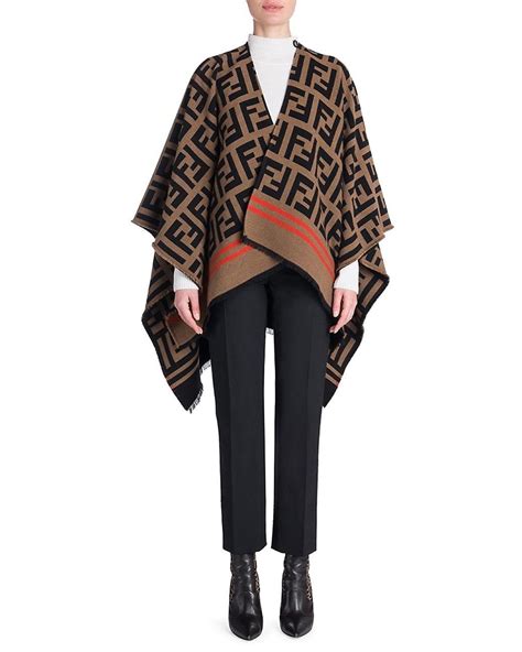 fendi spock|fendi poncho saks.